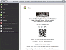 Tablet Screenshot of bonsteel.net